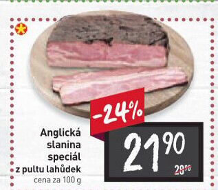 Anglická slanina speciál