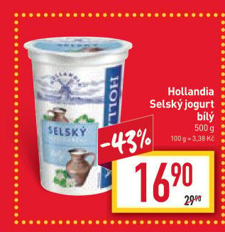 Bílý jogurt selský Hollandia