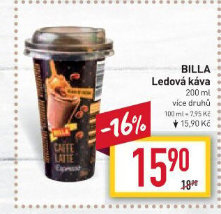 Ledová káva Billa