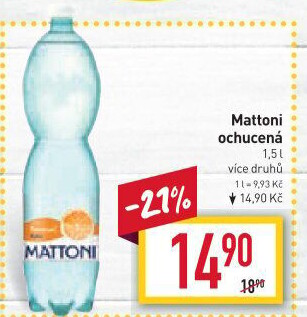 Ochucená voda Mattoni