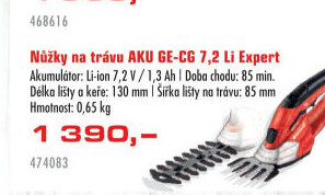 Aku nůžky na trávu a keře Einhell GE-CG