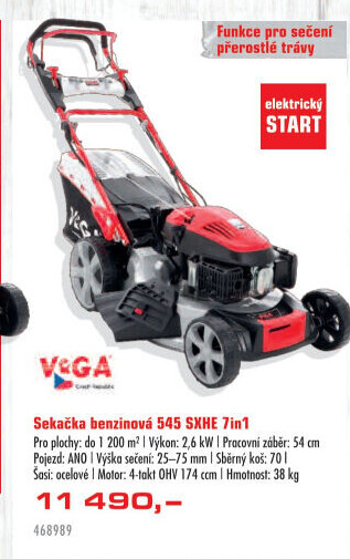 Benzínová sekačka VeGA 545SXHE
