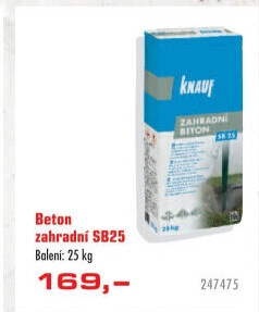 Beton zahradní SB25 Knauf