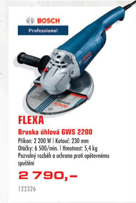 Bruska úhlová GWS 2200 Bosch Professional