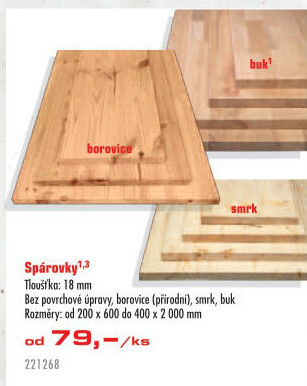 Deska - Spárovka