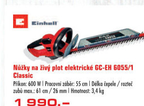 Elektrické nůžky na živý plot Einhell GC-EH 6055