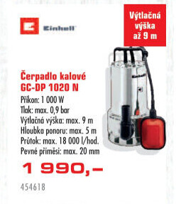 Kalové čerpadlo GC-DP 1020 N Einhell