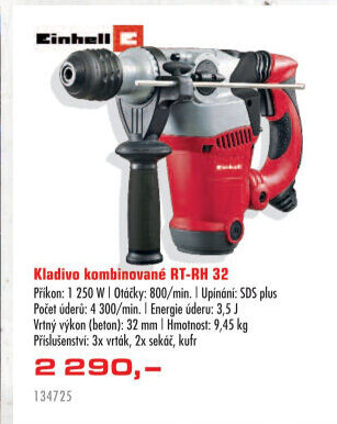 Kombinované kladivo Einhell Red RT-RH 32