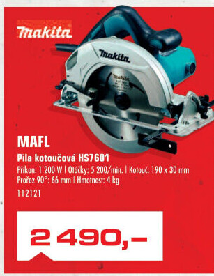 Kotoučová pila Makita HS7601