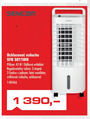 Ochlazovač vzduchu Sencor SFN 5011WH
