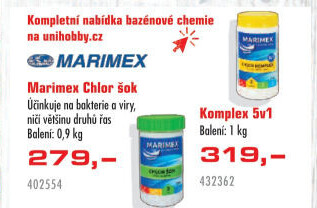 Přípravek do bazénu Chlor Šok Marimex