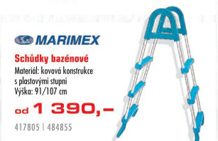 Schůdky k bazénu Tampa Marimex