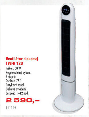 Sloupový ventilátor TWFR Home