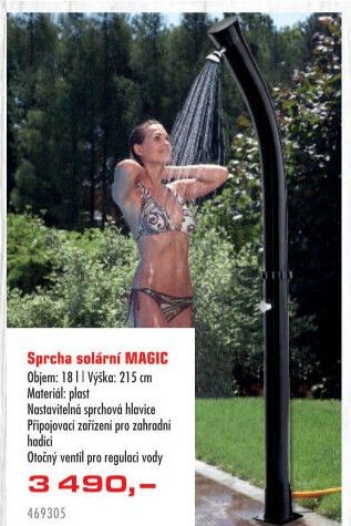 Solární sprcha Magic