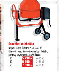 Stavební míchačka Ma-tech