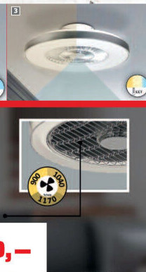 Svítidlo stropní LED s ventilátorem Dalfon Rabalux