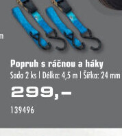 Upínací pás s ráčnou Compass
