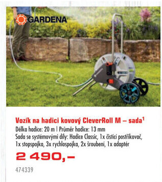 Vozík na zahradní hadici Gardena