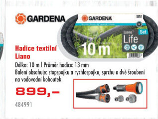 Zahradní textilní hadice Gardena