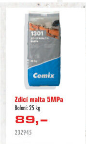 Zdící malta Cemix
