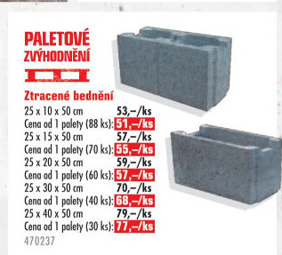 Ztracené bednění Presbeton