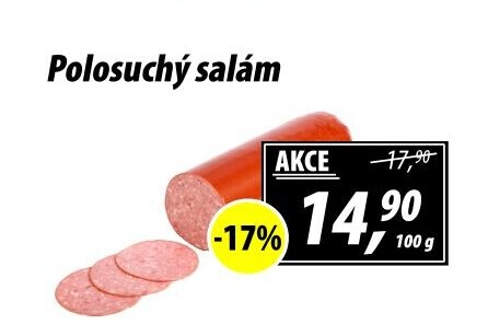 Polosuchý salám