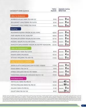 akční leták BENU Lékárna 1.7.2023-31.8.2023