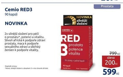 Doplněk stravy Cemio RED3