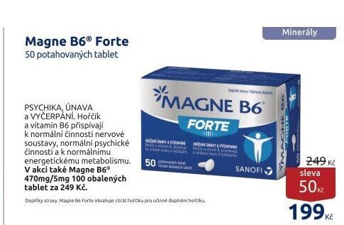 Doplněk stravy Forte Magne B6 Sanofi