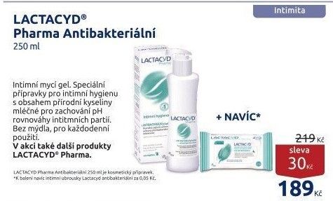 Intimní emulze Pharma Lactacyd