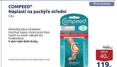 Náplast na puchýře Compeed