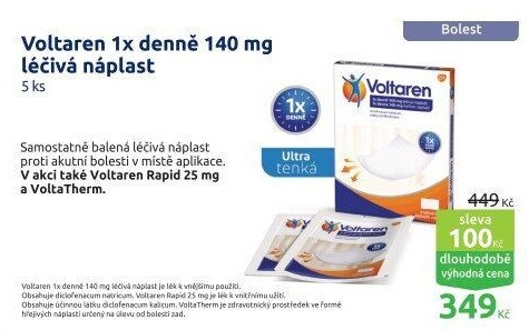 Náplasti léčivé Voltaren