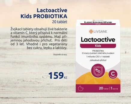 Probiotika pro děti Lactoactive Kids Livsane