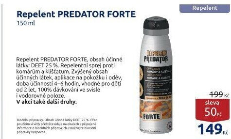 Repelent ve spreji Forte Predator Leroy