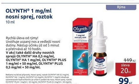 Sprej nosní 0,1% Olynth