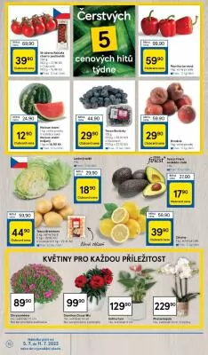 akční leták Tesco 5.7.2023-11.7.2023