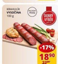 Salám vysočina Dobrý Výběr