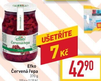 Červená řepa Efko