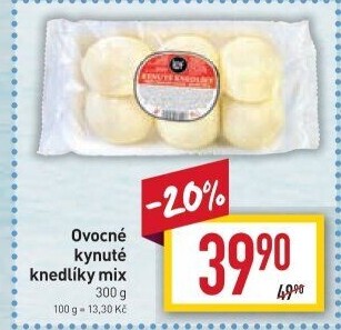 Kynuté knedlíky ovocné Lef