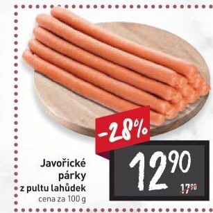 Párky javořické