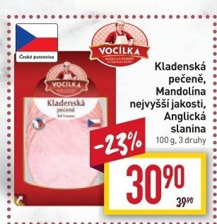 Pečeně kladenská Vocílka