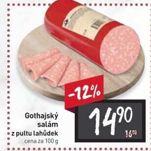Salám Gothaj Kostelecké uzeniny