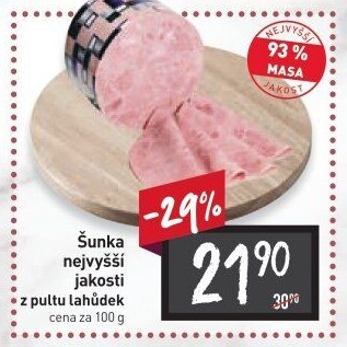 Šunka nejvyšší jakosti