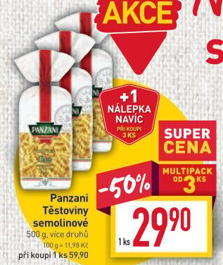 Těstoviny Panzani