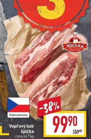 Vepřový bok špička Vocílka