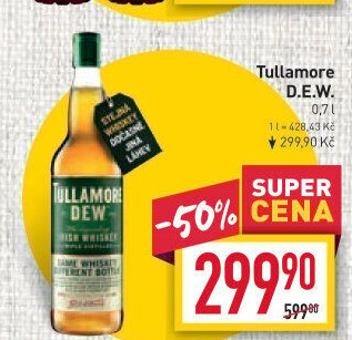 Whisky irská Tullamore Dew