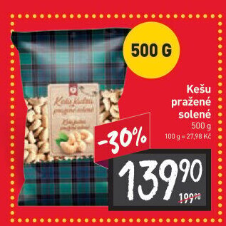 Kešu pražené IBK trade