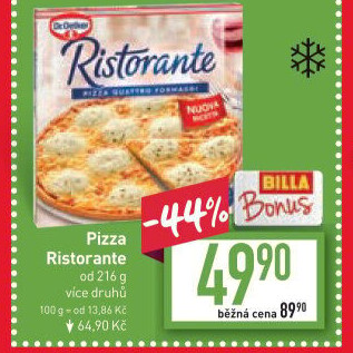 Pizza mražená Ristorante Dr. Oetker