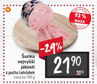 Šunka nejvyšší jakosti