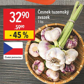 Česnek čerstvý svazek